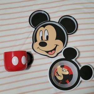 Kids Mikey Mouse dish set
